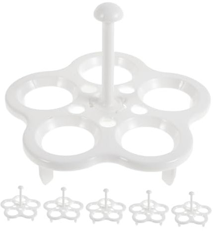 RORPOIR 6pièces Vapeur Pour Plats Avec Support De Cuisson Pour Œufs Pochés Légumes Et Fruits De Mer Facile à Nettoyer