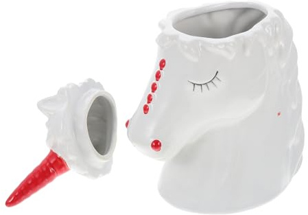 CIYODO Unique Unicorn Cocktail Glass Smooth Delicate Water Cup for Beverage Decor