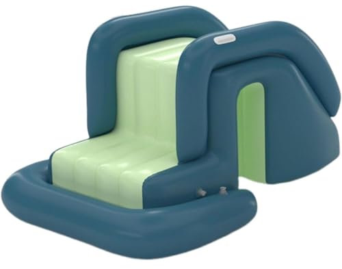 SONGDIQI Slimabile Piscina, Scivolo per Piscina, Piattaforma di vetrini gonfiabili Alti(#A)
