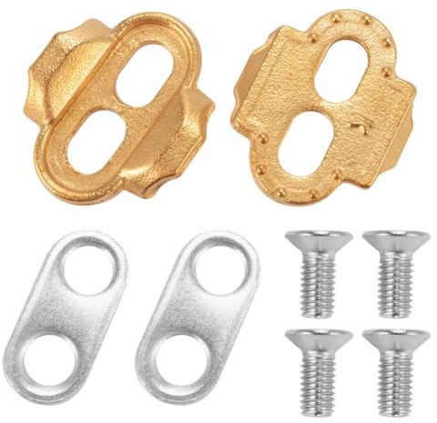 CashMuch Shown For Bicycle Pedal Cleats Complete For Bicycle Cleat Set Adjustable Pedal Cleats Eggbeater Locking Plate