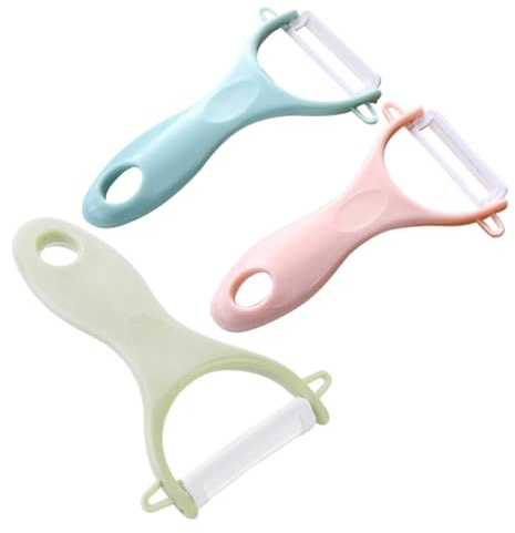 NOLITOY Pelador Multifuncional de Verduras y Frutas 8 Piezas Colores Azul y Rosa Diseño Ergonómico para Cocina Herramienta para Pelar Patatas Pepinos y Zanahorias Fácil y Rápido