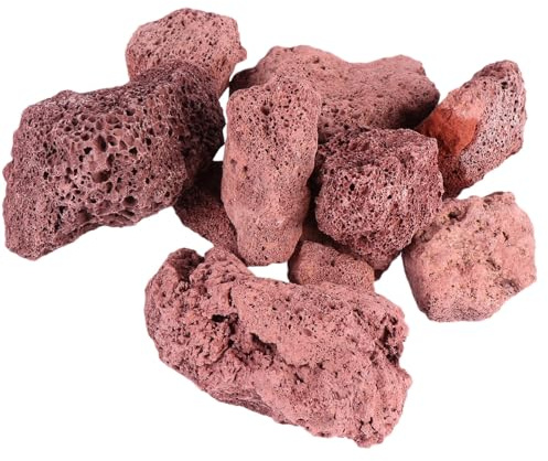 Toddmomy Vulkangestein Filtermedium 500g für Aquarium und Steingarten Biofilter Stein zur Wasserfiltration und Bodennährstoffverbesserung