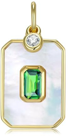 925 Sterling Silver Diopside Mönster Hjärtformad Granat Hänge Lyx Smycken Halsband Kedjor Tillbehör