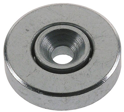 Laufrolle ø 33,3mm 9,50mm Kugellager Stahl verzinkt 33,3mm 7,9mm 9,5mm 7,9mm
