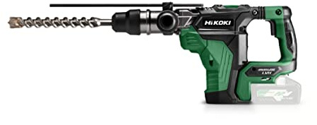 HiKOKI DH36DMA Akku-Bohrhammer 36V, SDS-max Kombihammer Brushless | 7,1 J Schlagenergie, Hammerbohren und Meißeln, RFC-Schutz, inkl. Koffer, ohne Akku und Ladegerät, 12-fach Meißelposition