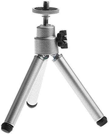 MINI TREPPIEDE MACCHINA FOTOGRAFICA UNIVERSALE METALLO per fotocamera cavalletto