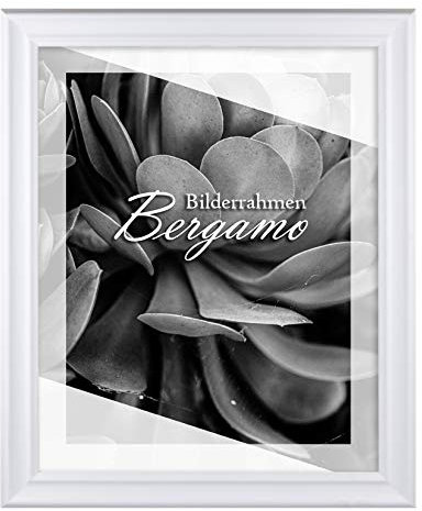 BIRAPA Bergamo Bilderrahmen vintage Holz- Optik - Bilder Rahmen 70x90cm - Fotorahmen Glas antireflex Plexiglasscheibe - Wanddeko Fotowand Fotogeschenke