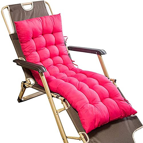 SRHWBF Garten Rocking Sitzkissen Verdicken Sonnenliege Kissen Terrasse Garten Schaukelstuhl Auflage Möbel Ersatzpolster Krawattenriemen Sitzpolster (Rose 19X49X3inch)