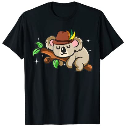 Lustiges Panda mit Trachtenhut T-Shirt