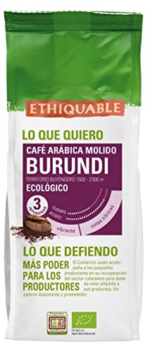 Café Premium Burundi Molido Eco 250gr Ethiquable