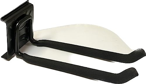 SMARTOLOGY 8 Inch Twin Hook Wall Rack System, Multi Purpose Utility Storage Hanger (2 Pack)