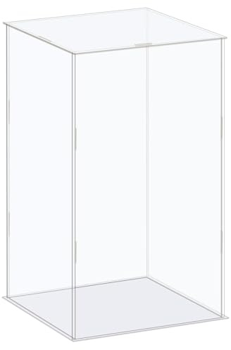 vetrina vetrinetta teca Contenitori esposizione Scatola espositiva per palloni da basket 30x30x30 cm, Scatola espositiva trasparente a forma di cubo per modelli a blocchi, Custodia protettiva in plast