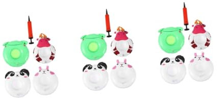 Toyvian 3 Sätze Shell Aufblasbare Achterbahn Cartoon-getränkehalter Für Pool Pool-cola-Halter Schwimmende Tasse Getränkedosen-poolhalter Schwebend Spielzeug Schwimmbad Pool-Party PVC