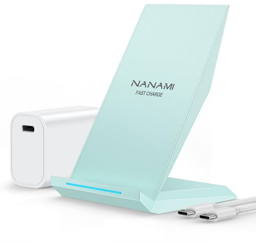 Fast Wireless Charger, NANAMI kabelloses Ladegerät mit 20W USB C ladegerät