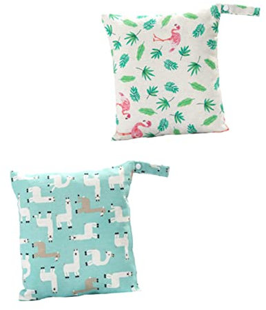 SHOWERORO 2stücke Windel-Organizer-Tasche Für Unterwegs Tragbar Mit Atmungsaktivem Material Zum Verstauen Von Babywindeln Und Spielzeug