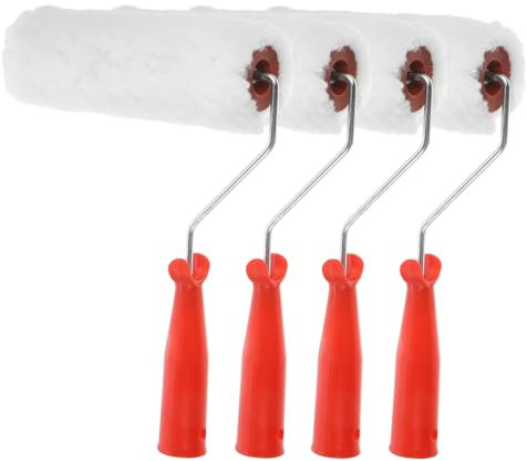 CANIGHT 4stücke Titel Teiliges Farbroller Hochdichte Walzen Für Wände Türen Und Schränke Für Präzises Streichen
