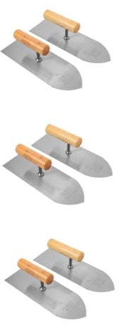 OSALADI 6stücke Edelstahl Spachtel Für Trockenbau Handheld Glättwerkzeug Für Putz Und Trockenbauplatten Leicht Und Tragbar Für Heimwerker Und Profis