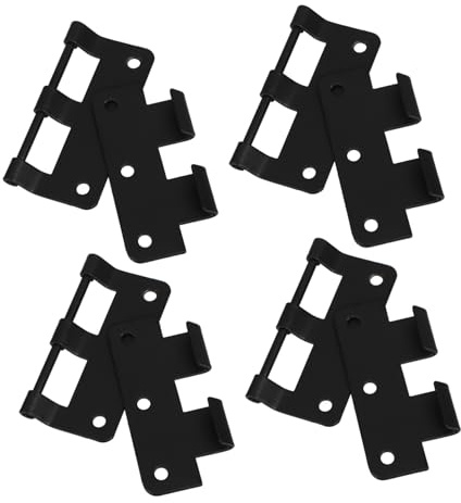 HOMSFOU 4pcs Detachable Hinge Easy to Install Removable Hinge for Flight Cases Toolboxes and Cabinets Versatile Support for Quick Assembly and Enhanced Stability