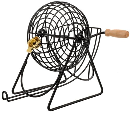 VICASKY Lotterieautomaten-Spielzeug Metallkäfig Tischspielzeug Interaktives Spielzeug Tragbare Lotteriespiele Desktop-Spiele Für Jung Und Alt