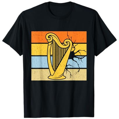 Harfenspieler Harfe T-Shirt