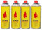 4 Butane Cans Portable Cooker in Carry Case 4/8 Gas Bottles Camping BBQ Kit Camping OR Stove with Automatic Ignition & Heat Control (4 Gas Canisters Only)