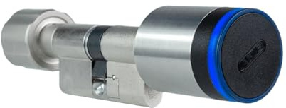 ABUS CYLOX™ One digitaler Knaufzylinder 50E/40 | Elektronik-Zylinder mit App-Steuerung | SKG*** Anbohrschutz | hoher Manipulationsschutz | modularer Schließzylinder | Innenseite Knaufzylinder EC880