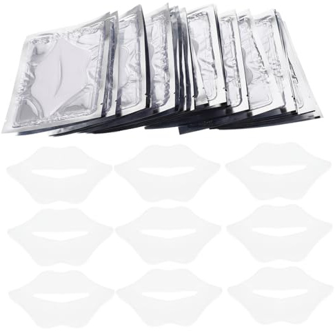 VALICLUD 25pezzi Maschera in Gel Per Labbra Cuscinetto Idratante Per Labbra Notturna Esfoliante