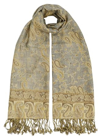 vimate Paisley Pashmina Schal Wrap Stola Soft Silky Jacquard Pashminas Wrap für Abendkleid Reisen Shawl