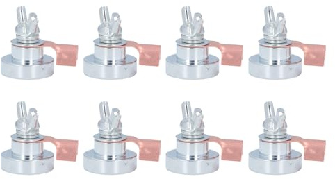 TARSHYRY 8 Pacchetti Morsetti di Messa a Terra Magnetica per Supporto di Saldatura Strumenti di Saldatura Efficienti Progettati per Superfici Metalliche e Facile portabilità (L)