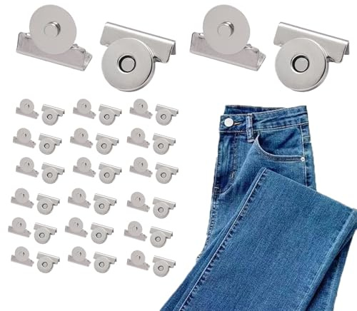Magnetknöpfe Für Taschen,20 Stück Nahtlose Nähclips | Verschlüsse Und Knöpfe Zum Für Damenbekleidung Taschen