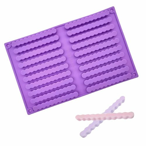 Backmatte Hundekekse 20 Streifen Silikon Backmatten Für Hundeleckerlies | Wiederverwendbar Riegel Silikonform Für DIY Hundekekse