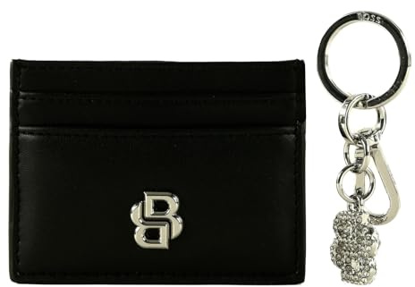 BOSS Kartenhalter Schlüsselanhänger Gift Set Card Case/Keyring Black schwarz