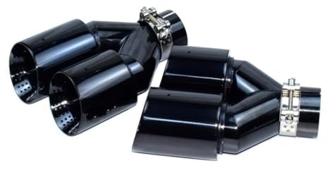 Terminali di scarico Per VW Per GTI Per MK7 Per Golf 7 Ugello 60MM 63mm Punta marmitta per scarico auto in acciaio inossidabile marmitta di scarico(4)