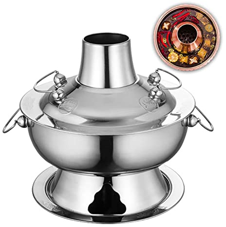 SDFsdfdS Olla Tradicional China de Cobre(Silver,30cm)