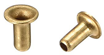 sourcing map 2mmx4mm À Travers Trou Cuivre Creux Rivets Œillet Circuit Planche PCB 200Pcs