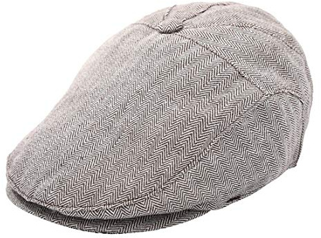 Foruhoo Kinder Schiebermütze für Jungen, Baby Baskenmütze Kapppe Hüte Cap (Khaki, 49cm / 6-16 Monate)