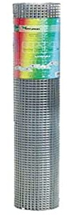 Malla Electrosoldada Galvanizada 13x13 / Altura 100 cm. Rollo 10 Metros. Uso Domestico