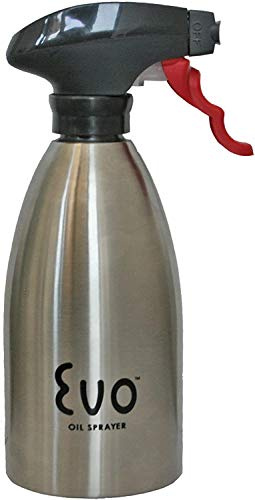 Delta Industries International EVO Oil Sprayer, Non-Aerosol for Olive Oil and Cooking Oils, Stainless Steel 16oz, 16EVOGRILL1-12