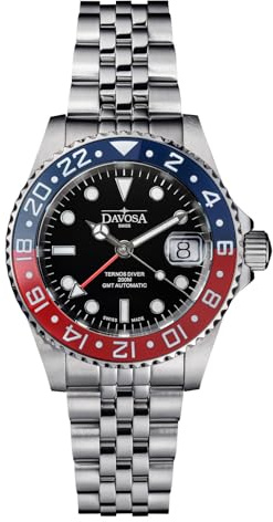 Davosa Professional GMT TT Diver Pentalink 16159006 Herren Automatikuhr