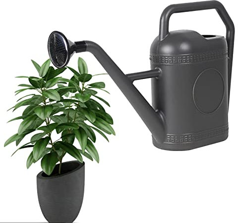 Eula Blumengießkanne - 5L Indoor Outdoor Gießkanne | Moderner Garten-Gießkessel mit langem Auslauf für Zimmerpflanzen, Gartenblumen