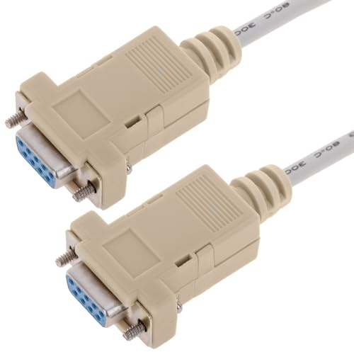 CableMarkt - Câble série POS Null-Modem avec connecteurs DB9-F/F 15 m