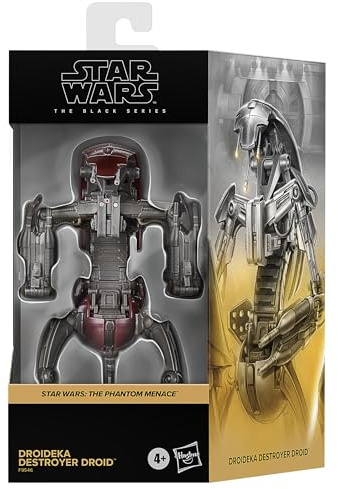 Star Wars The Black Series Droideka Zerstörerdroide, Action-Figur zu Star Wars: Die dunkle Bedrohung, 15 cm