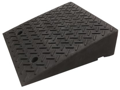 Bordsteinkanten-Rampe, Auffahrrampe Pkw, Aus Gummi Schwarz Auffahrrampe, Türschwellenrampe, Rollstuhlrampe, Anti-Rutsch-Oberfläche Rampe für PKW Und Fahrzeuge