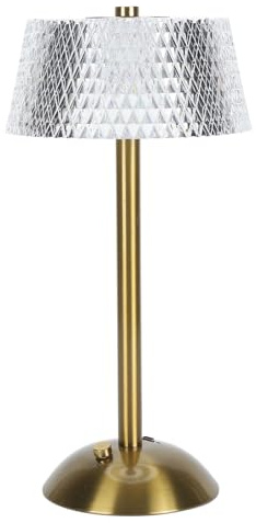 Topiky Kabellose Tischlampe, Wiederaufladbar, Tragbare LED Tischlampe mit Touch Steuerung, 3 farbig Stufenlos Dimmbare Tischleuchte, Schreibtischlampe für Abendessen, Schlafzimmer,