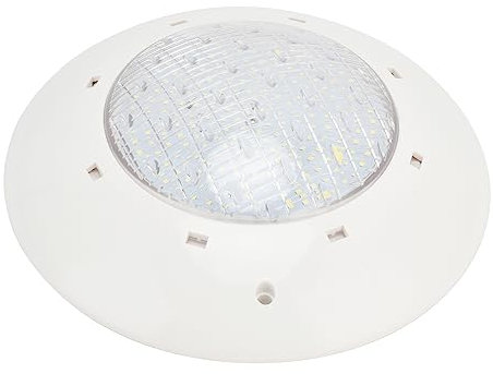 JTLB Solar-Schwimmbecken-Lichter, Schwimmbad-Lampe, Kunststoff, IP68, Wasserdicht, SMD2835, LED-Unterwasserbeleuchtung, AC12 V, Weißes Licht Gartenteich, Pool-Party-Dekoration