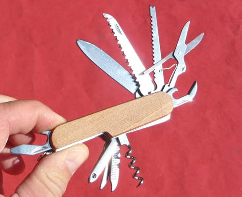 Kinder SCHNITZMESSER Taschenmesser KLAPPBAR mit SÄGE in TOP QUALITÄT