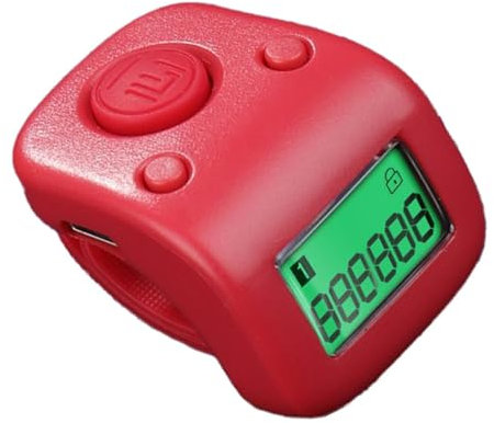 Generisch Handheld-Zähler,Zähler - Leuchtende Hand, mechanische Zählung, Clicker-Ziffer, Zahl,Silent Palm Click Counter Tally Number Clicker für Schulveranstaltungen, Büros, Stadion