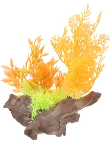 Happyyami Künstliche Wasserpflanze Für Aquarien Realistische Dekoration Für Fischbehälter Bunte Pflegeleichte Aquarienpflanzen Aus Hochwertigem Für Betta-Fische Und Andere