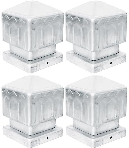 Chapeau de clôture Capuchon de poteau de clôture, embouts de clôture en gland, couverture de balustrade en fer galvanisé for escalier de villa, boîte aux lettres, terrasse, quai, capuchons d'empilage(