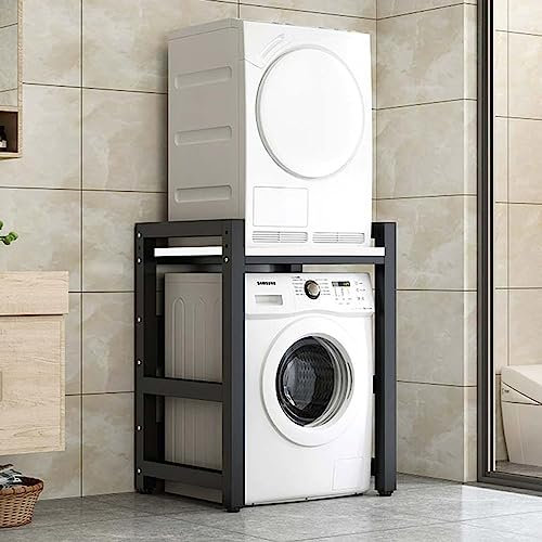 Laundry Room Storage Shelf Cabinet for Washer and Dryer Stacking Kit with 300kg Capacity Space Saving Organizer for Laundry Essentials